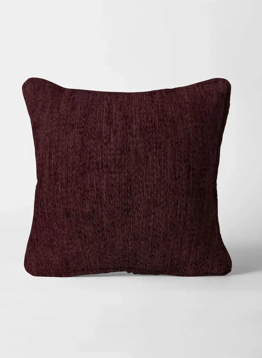 Arezzo Cushion Cover | Maroon - Home Crayons