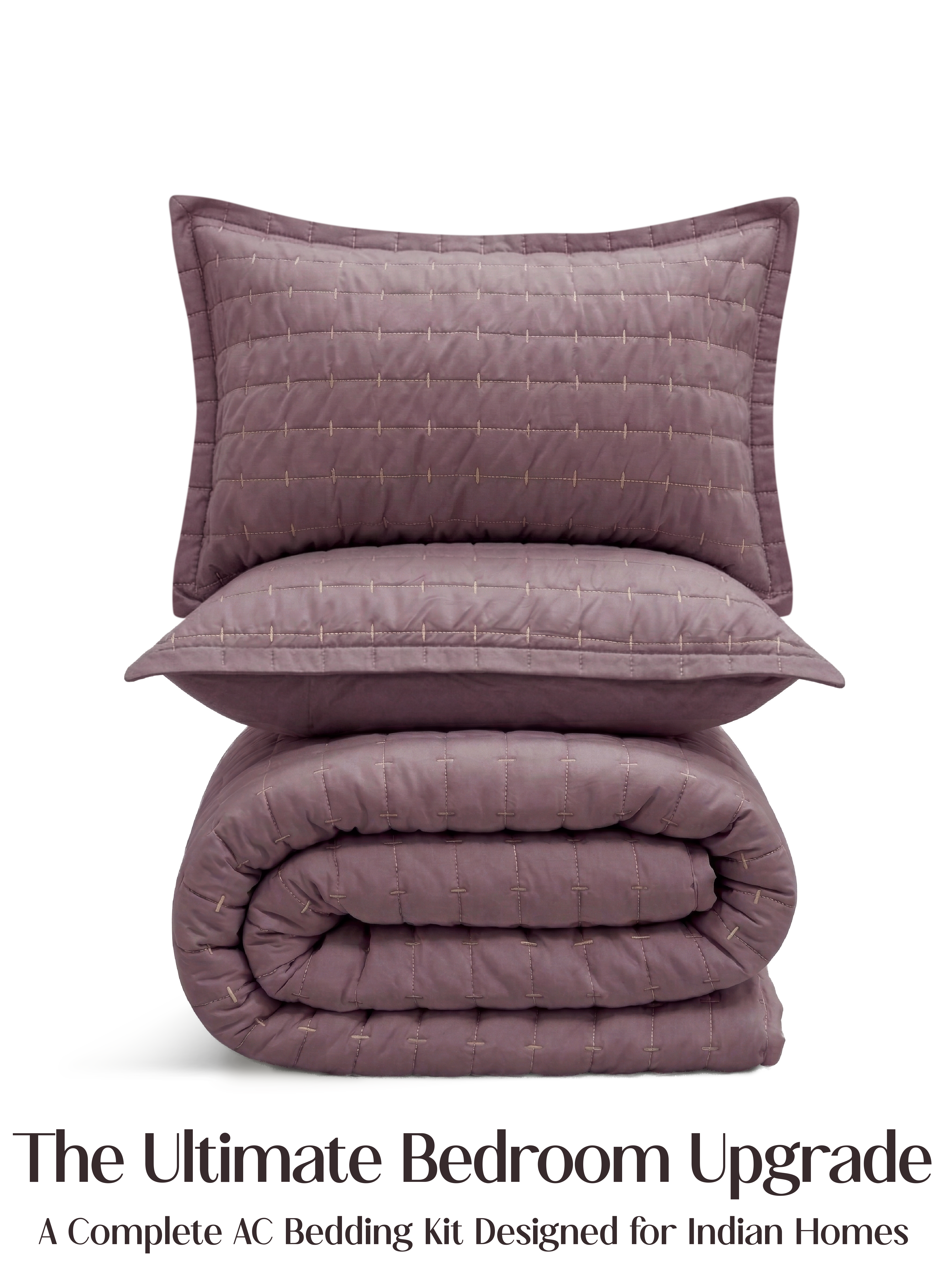 CloudTouch™ 8-Piece AC Bedding Set | Mulberry