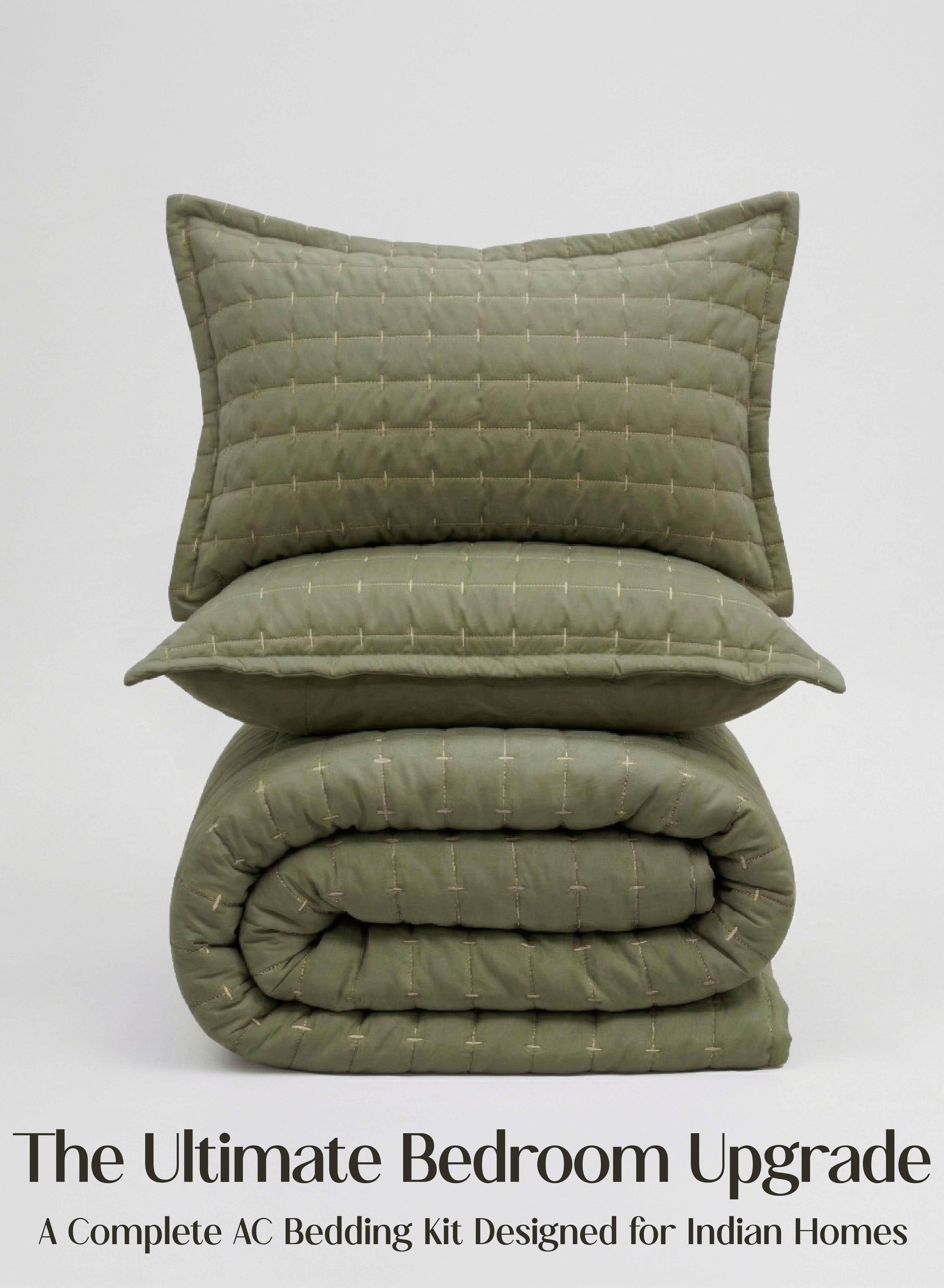 CloudTouch™ 8-Piece Bedding Set | Complete Bedroom Upgrade in One Set | Olive Grove