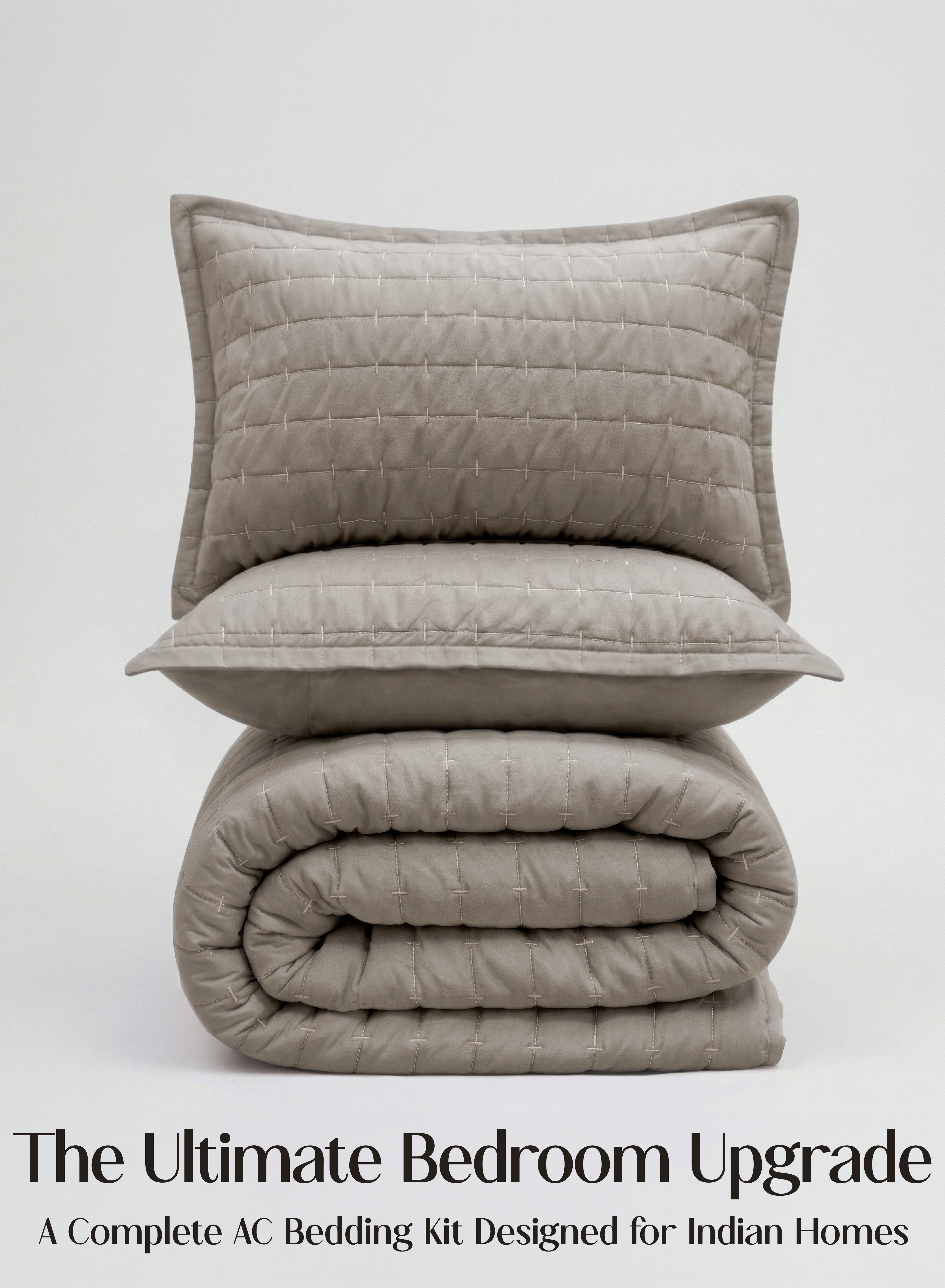 CloudTouch™ 8-Piece Bedding Set | Complete Bedroom Upgrade in One Set | Latte Crème