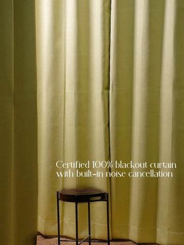 Pure Minimal Elegance 100% Blackout Curtains-Olive Green