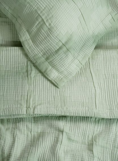 King Size Handwoven Bedspreads with 2 Pillow Covers