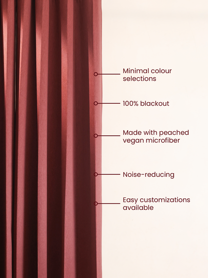 Minimal Elegance 100% Blackout Curtain
