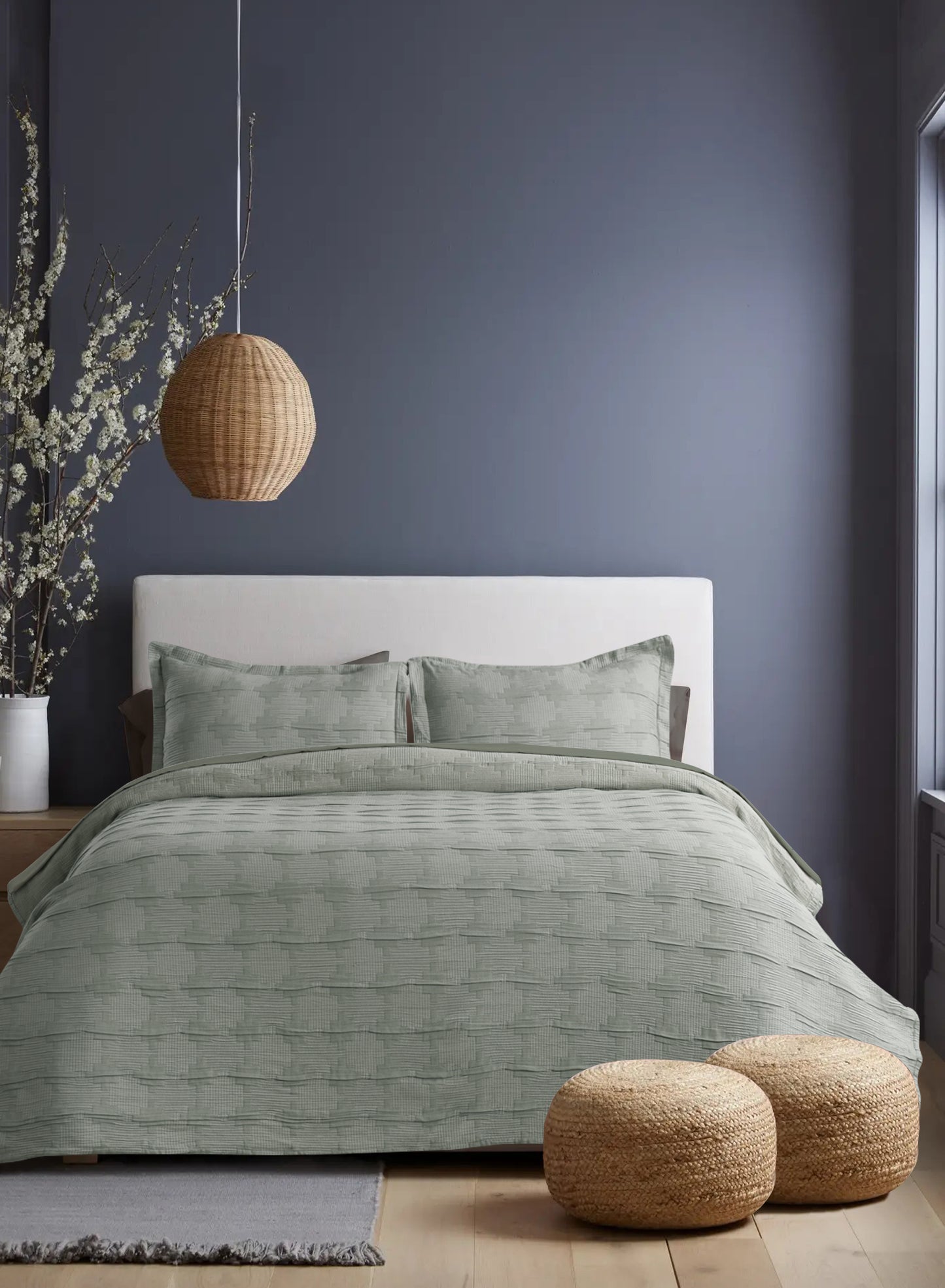 Cambric Bedspread Set | Beige