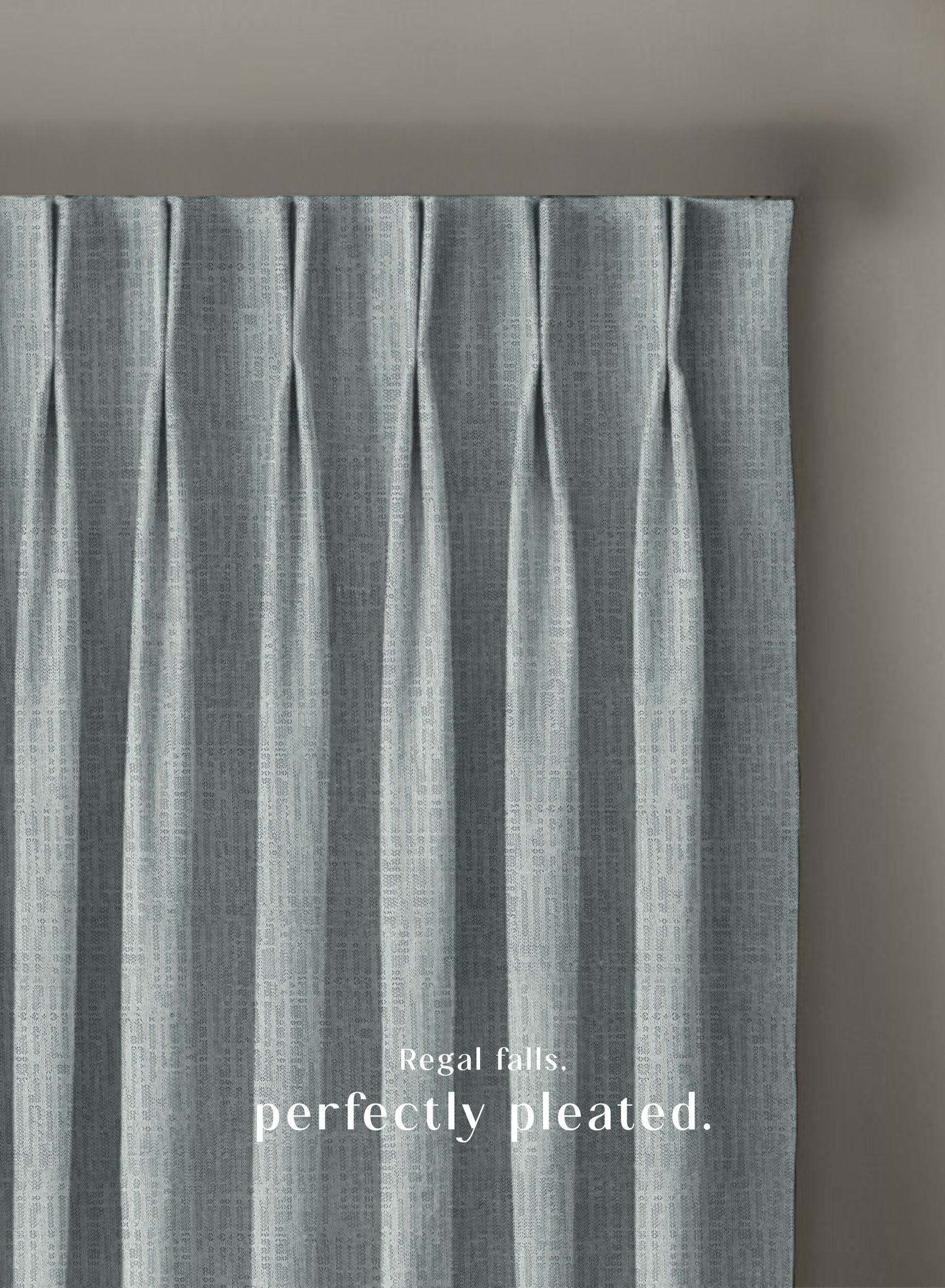 Elora Textured Blackout Curtains | Minimal Design & Total Light Block | Sea Green | Set of 2 | Fully Customizable