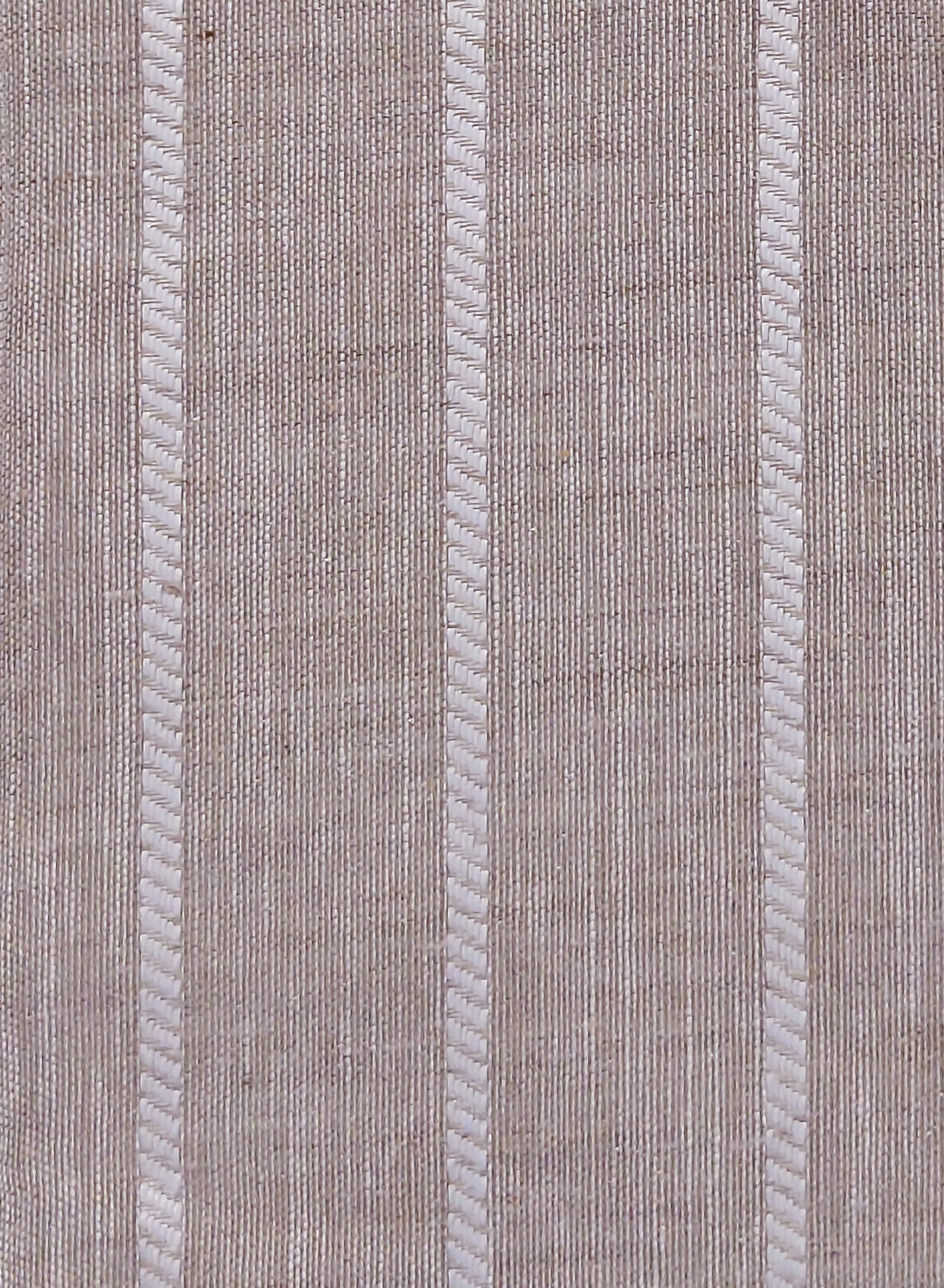 Evok Striped Sheer Curtains | Brown | Set of 2