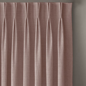 Cocoon Minimal Texture Room Darkening Curtains | Modern Aesthetic | Pale Brown | Set of 2 | Fully Customizable