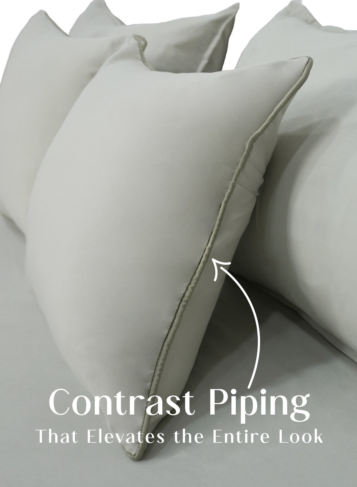 LuxeFit™ Fitted Bedsheet Set | Pastel Pistachio