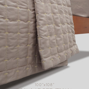 Home Crayons CloudTouch™ Comforter Set | All-Season | 33% Oversized | Includes 2 Pillow Covers & 2 Cushion Covers | Latte Crème
