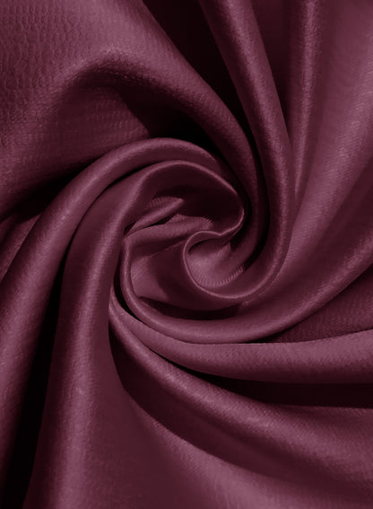 Elora Textured Blackout Curtains | Maroon | Set of 2