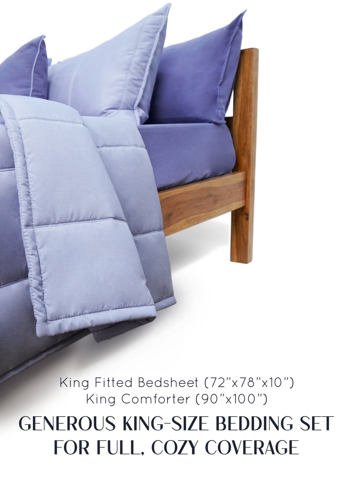 Cocoon 8-Piece Bedding Set | Lavender Haze