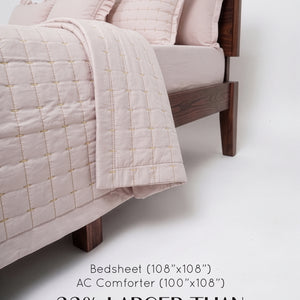 Home Crayons CloudTouch™ 8-Piece AC Bedding Set | Complete Bedroom Upgrade in One Set | Sakura Blush