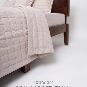 Home Crayons CloudTouch™ 5-Piece AC Comforter Set | 33% Oversized | Includes 2 Pillow & 2 Cushion Covers | Sakura Blush