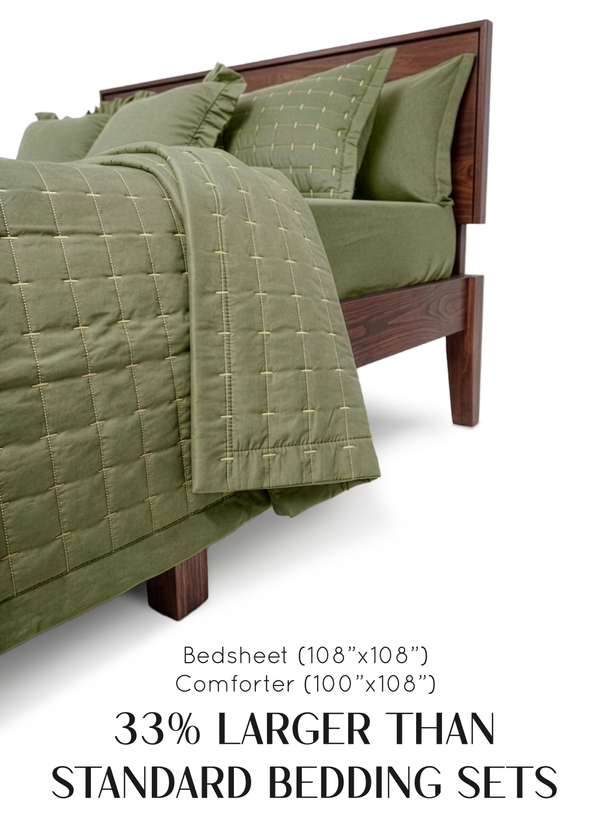CloudTouch™ 8-Piece  Bedding Set | Olive Grove