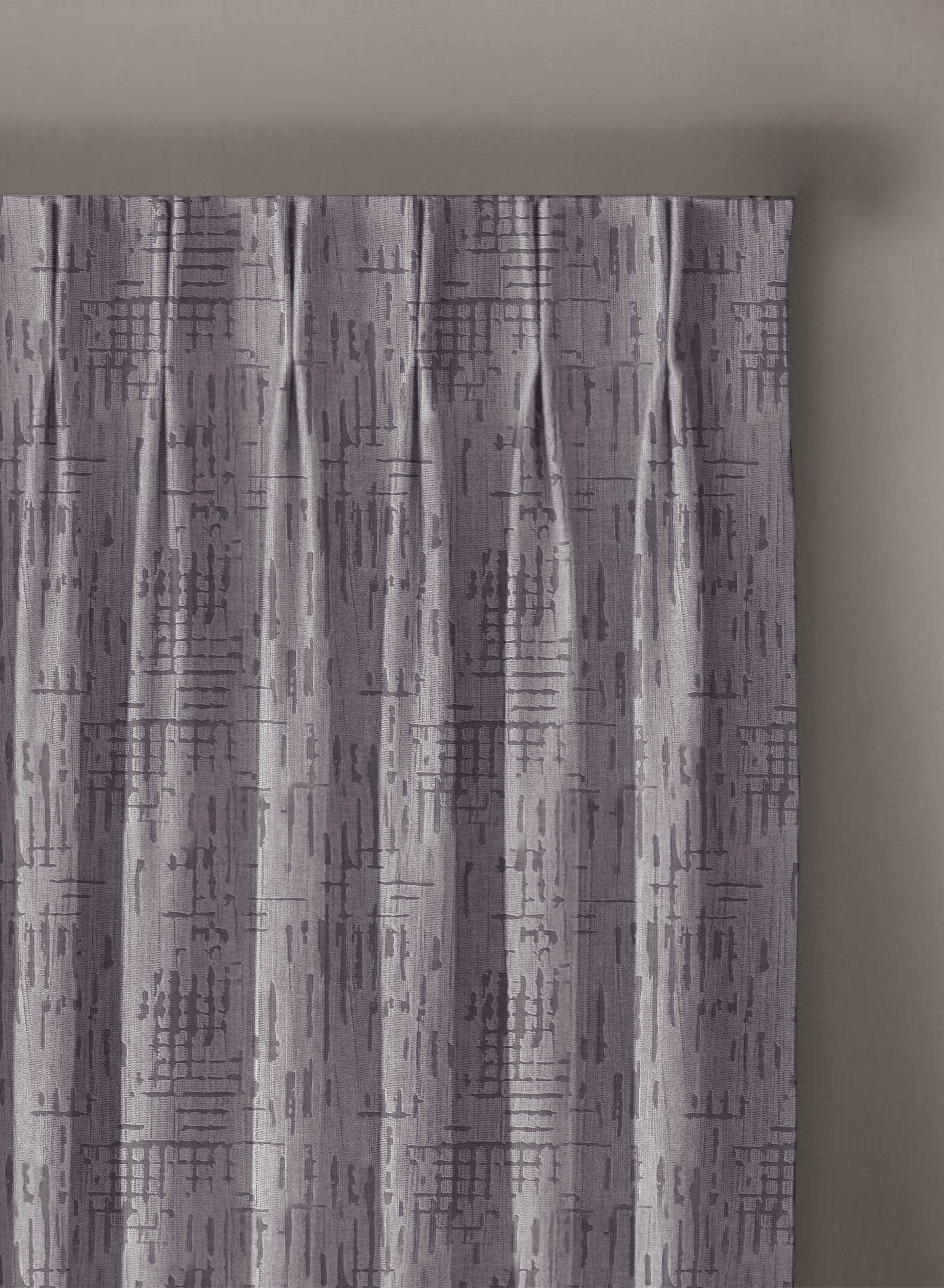 Elsa Textured Room Darkening Curtains | Gray | Set of 2