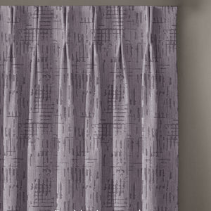 Elsa Textured Room Darkening Curtains | Modern Aesthetic | Gray | Set of 2 | Fully Customizable