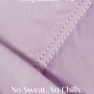 Home Crayons Cocoon AC Comforter Set | 5-Piece Designer Bed Set for Modern Homes | Lilac Daisy