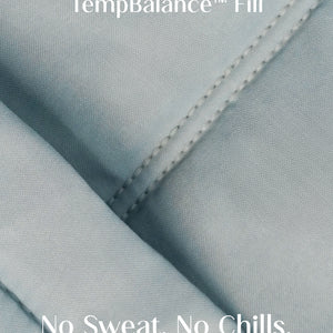 Home Crayons Cocoon AC Comforter Set | 5-Piece Designer Bed Set for Modern Homes | Blue Meadow