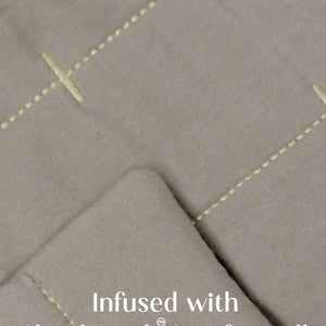 Home Crayons CloudTouch™ 5-Piece AC Comforter Set | 33% Oversized | Includes 2 Pillow & 2 Cushion Covers | Latte Crème
