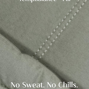 Home Crayons Cocoon AC Comforter Set | 5-Piece Designer Bed Set for Modern Homes | Olive Mist