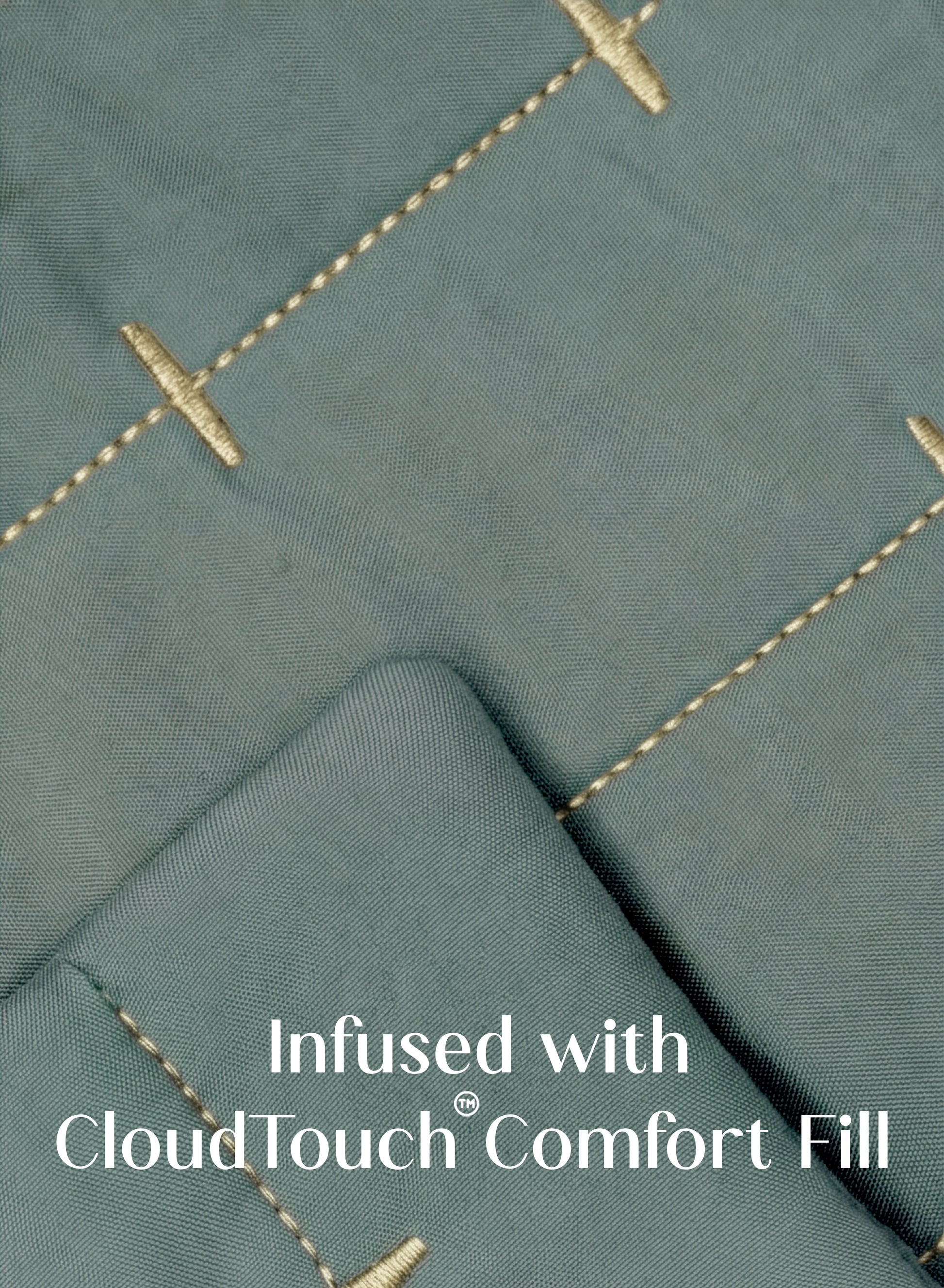 Home Crayons CloudTouch™ 8-Piece AC Bedding Set | Complete Bedroom Upgrade in One Set | Sage Green