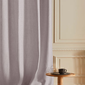 Cocoon Minimal Texture Room Darkening Curtains | Modern Aesthetic | Gray | Set of 2 | Fully Customizable