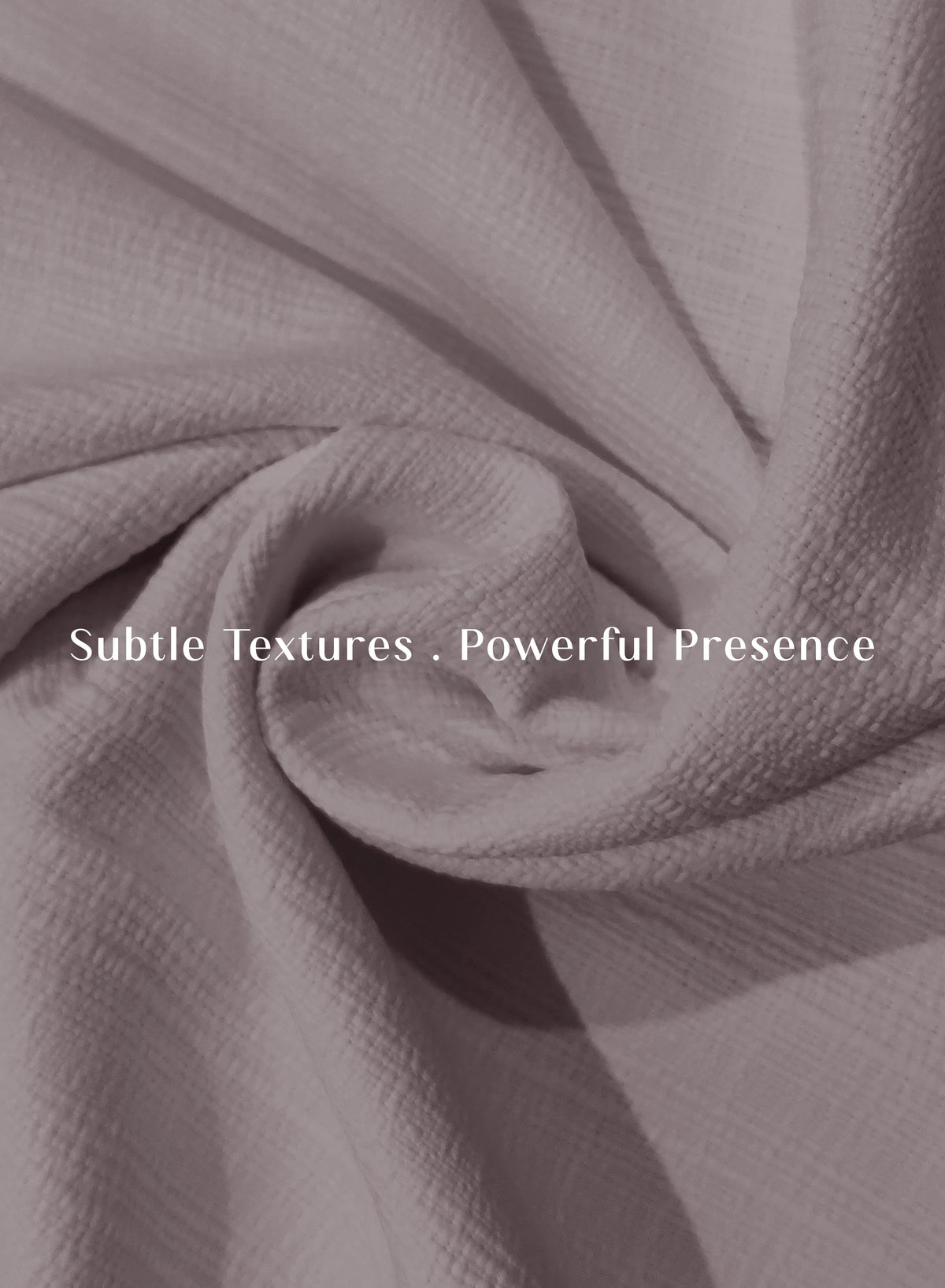 Cocoon Minimal Texture Room Darkening Curtains | Modern Aesthetic | Gray | Set of 2 | Fully Customizable