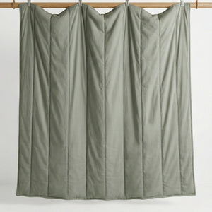 Home Crayons Cocoon AC Comforter Set | 5-Piece Designer Bed Set for Modern Homes | Olive Mist