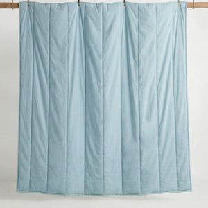 Home Crayons Cocoon AC Comforter Set | 5-Piece Designer Bed Set for Modern Homes | Blue Meadow