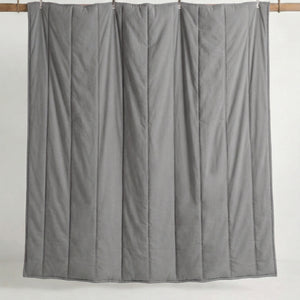 Home Crayons Cocoon AC Comforter Set | 5-Piece Designer Bed Set for Modern Homes | Moonstone Gray