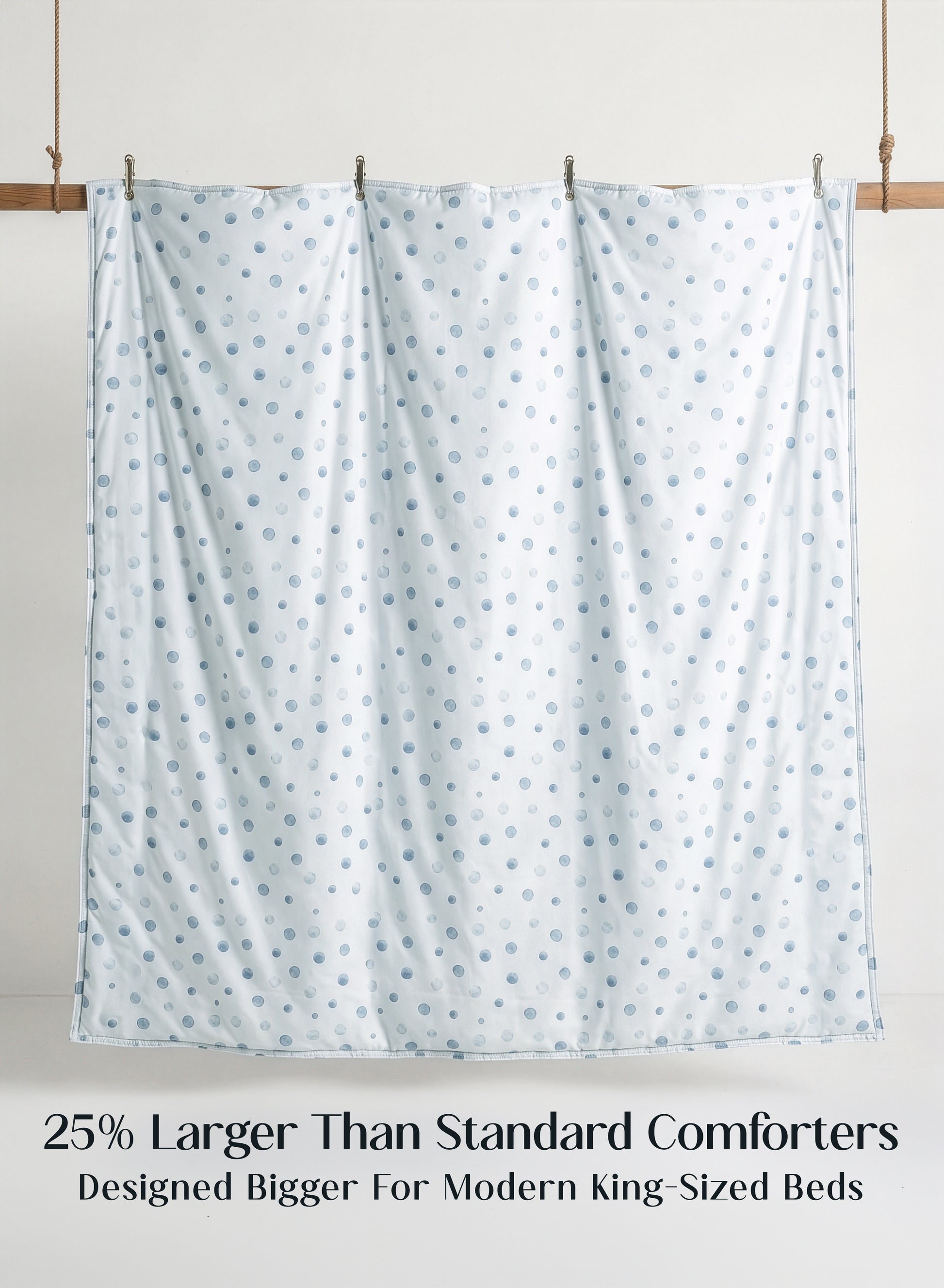Crayonic™ 5-Piece AC Comforter Set | Signature Designer Comforter Set | Bluebell
