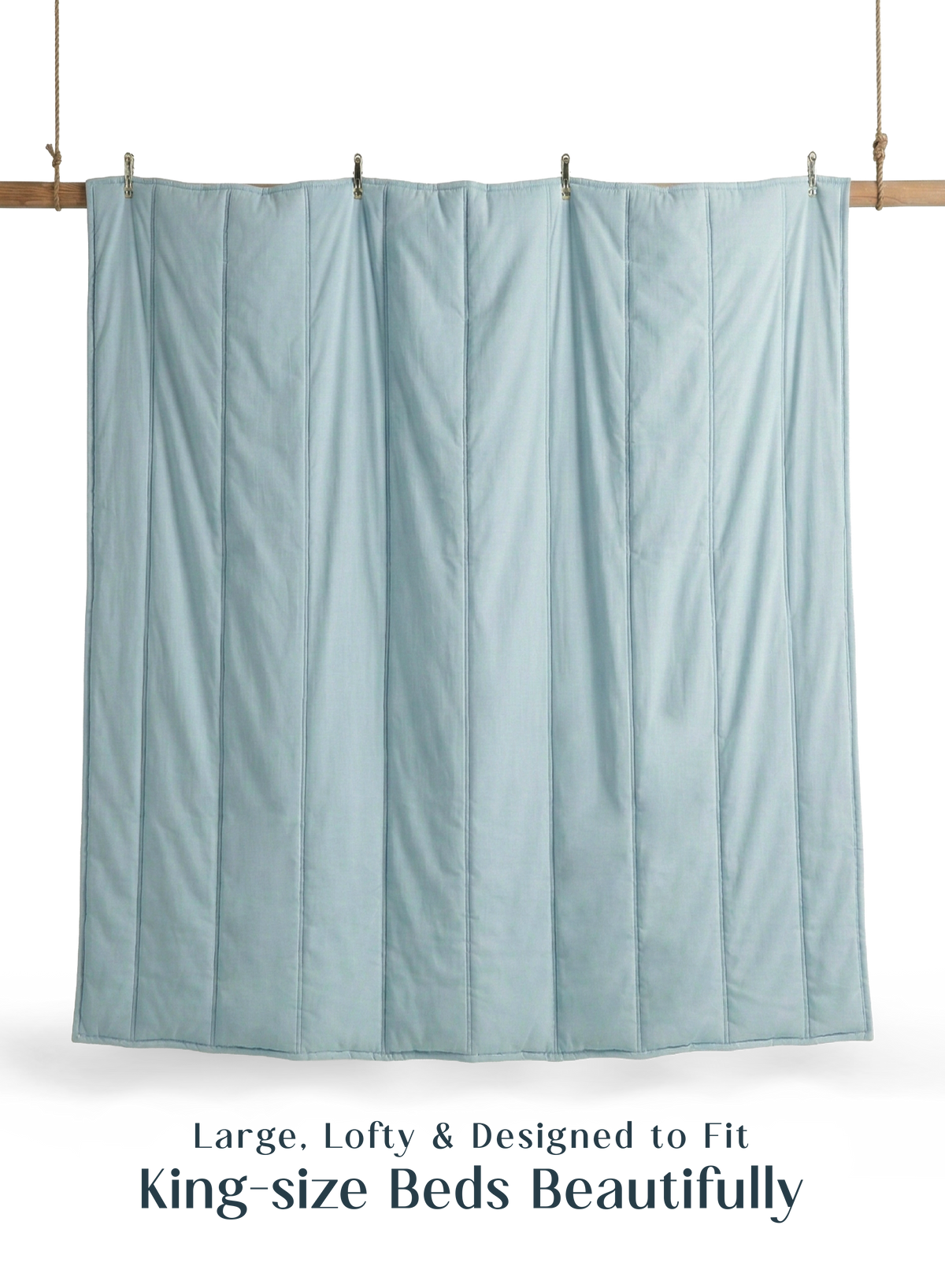 Cocoon 8-Piece Bedding Set | Blue Meadow