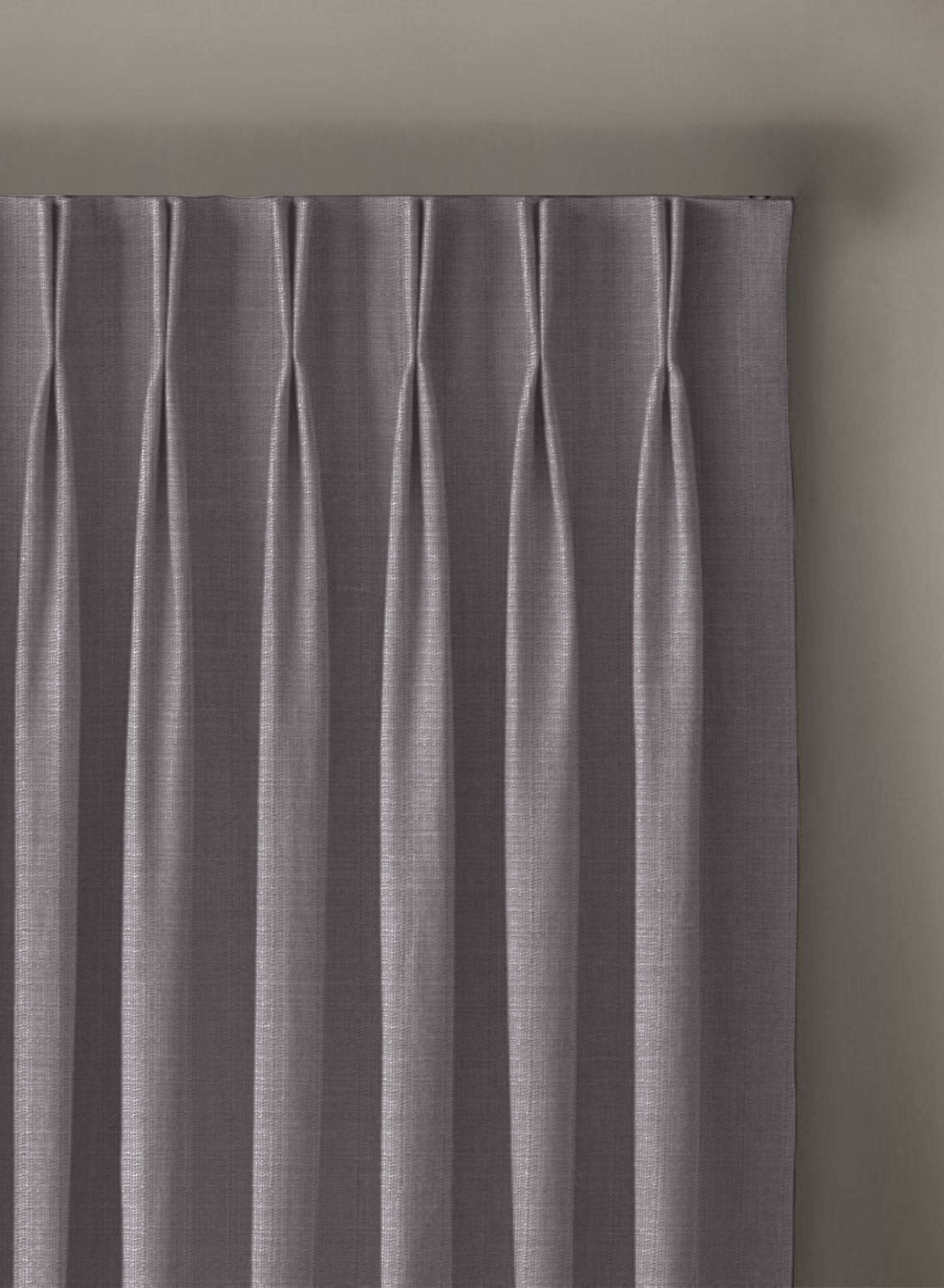 Cocoon Minimal Texture Room Darkening Curtains | Modern Aesthetic | Warm Gray | Set of 2 | Fully Customizable