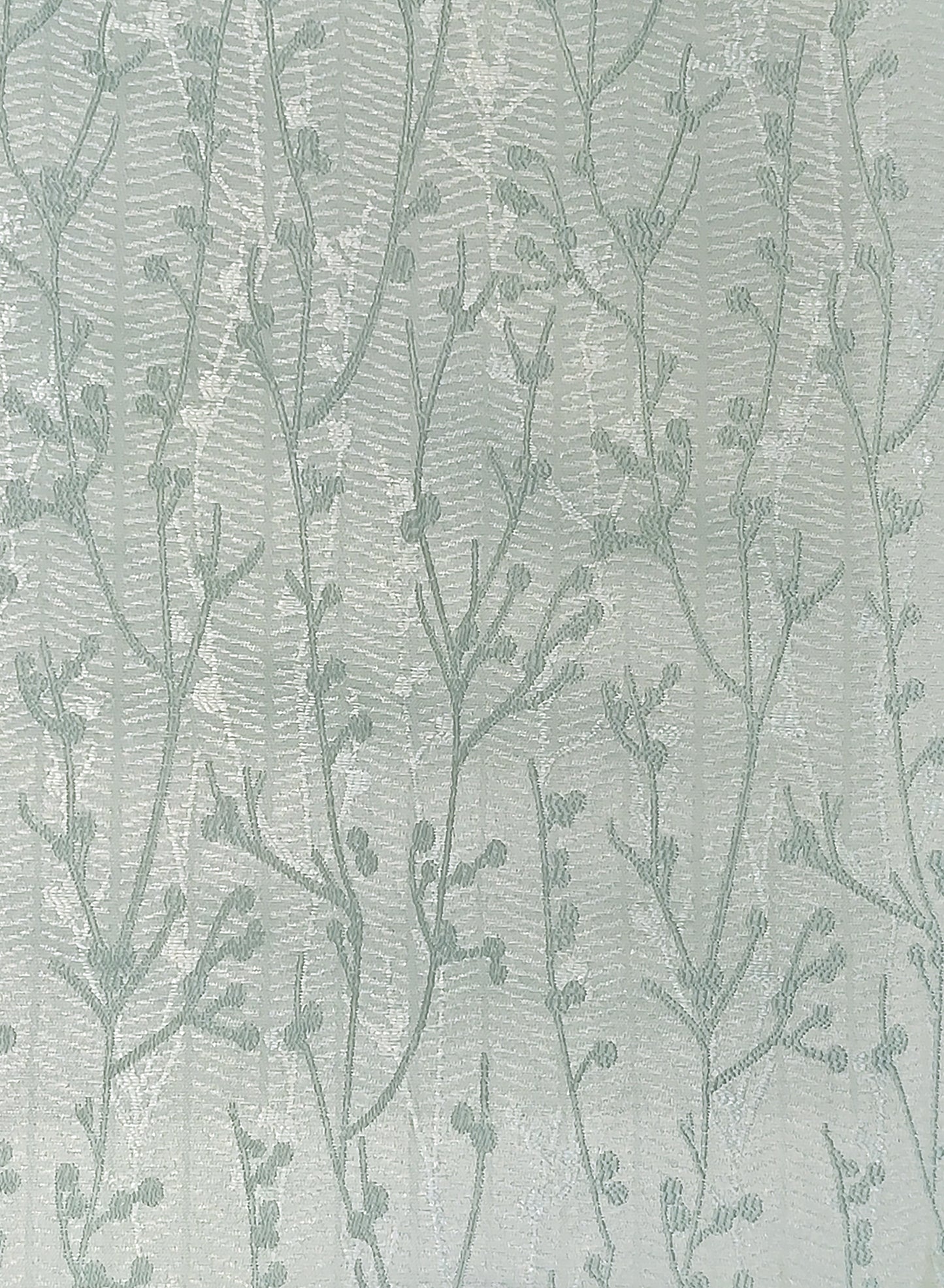 Bern Jacquard Room Darkening Curtains | Sea Green | Set of 2 (Pattern 2)