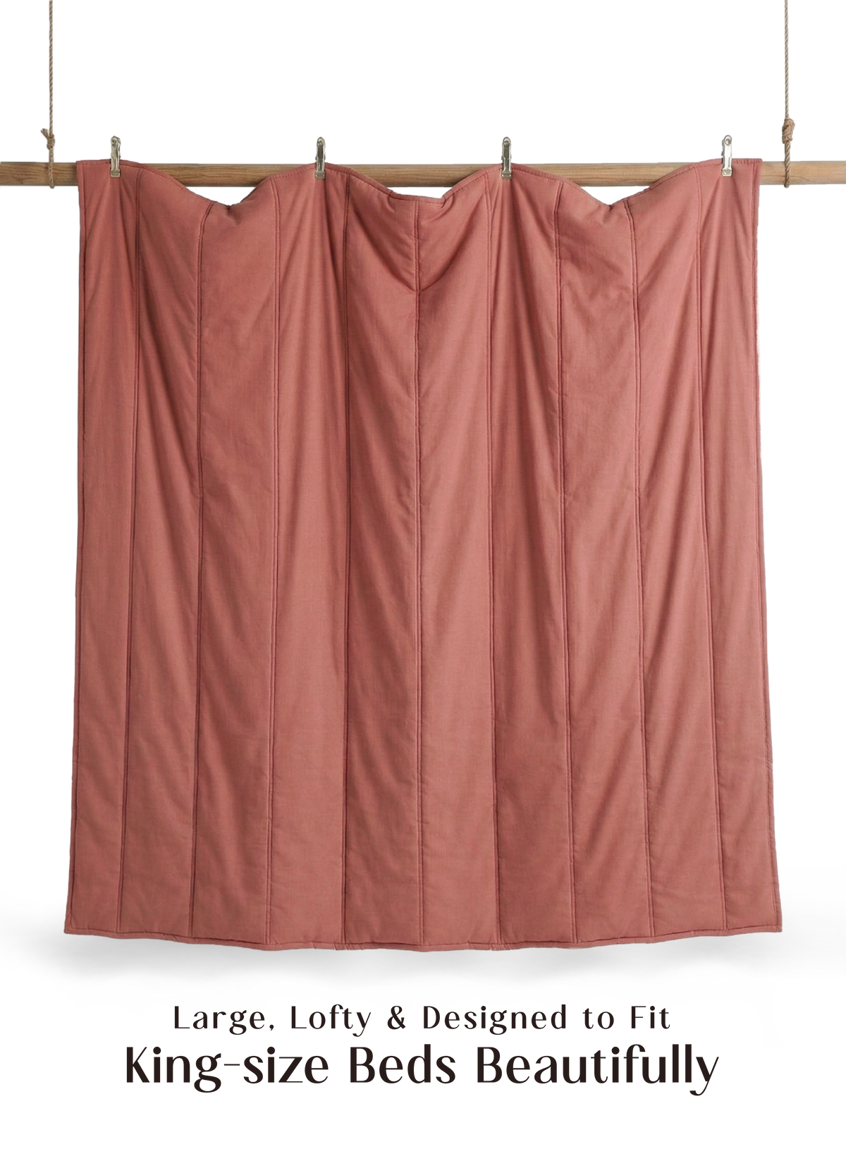 Cocoon 8-Piece Bedding Set | Terracotta