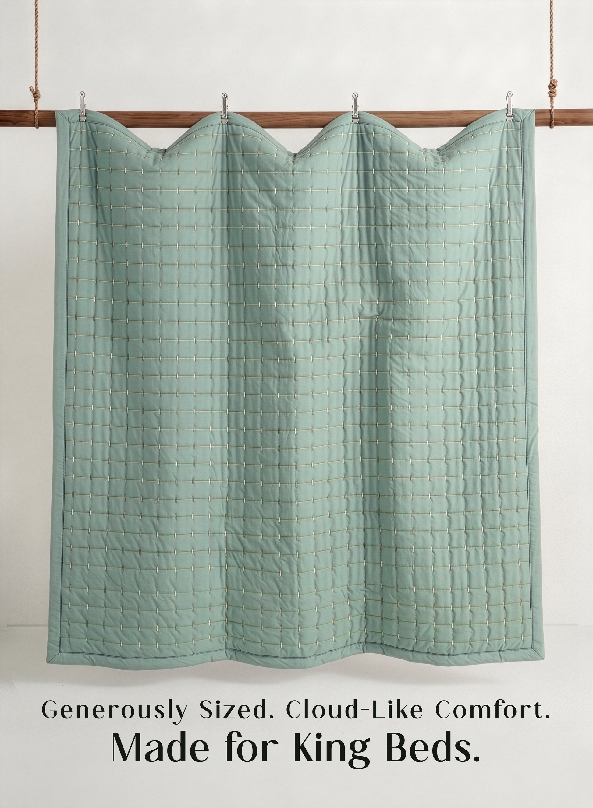 Home Crayons CloudTouch™ 8-Piece AC Bedding Set | Complete Bedroom Upgrade in One Set | Matcha Milk