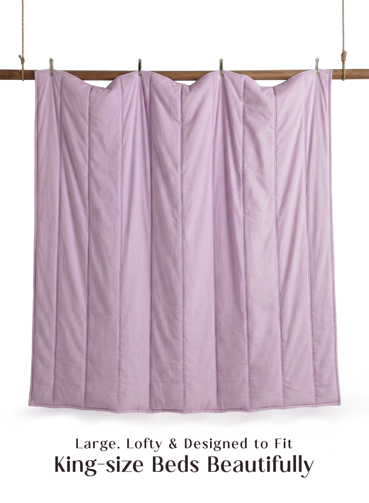 Cocoon 8-Piece Bedding Set | Lilac Daisy