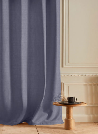 Cocoon Room Darkening Curtains | Denim Blue | Set of 2