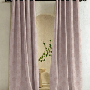 Bern Jacquard Room Darkening Curtains | Scenic Tree Pattern | Soft Brown | Set of 2 | Fully Customizable