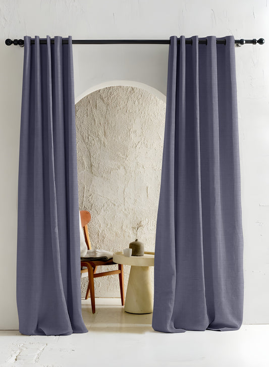 Cocoon Blackout Curtains | Denim Blue | Set of 2