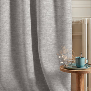 Amore Plain Cotton Blackout Curtains | Modern Elegance & Total Light Block | Sage Green | Set of 2 | Fully Customizable