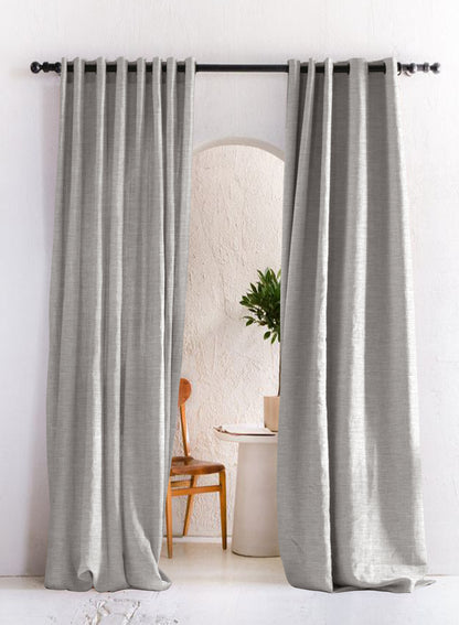 Amore Plain Room Darkening Curtains | Sage Green | Set of 2