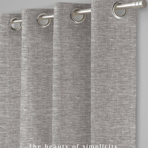 Amore Plain Cotton Blackout Curtains | Modern Elegance & Total Light Block | Sage Green | Set of 2 | Fully Customizable