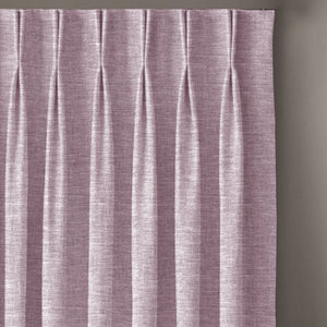 Amore Plain Cotton Blackout Curtains | Modern Elegance & Total Light Block | Deep Blush | Set of 2 | Fully Customizable