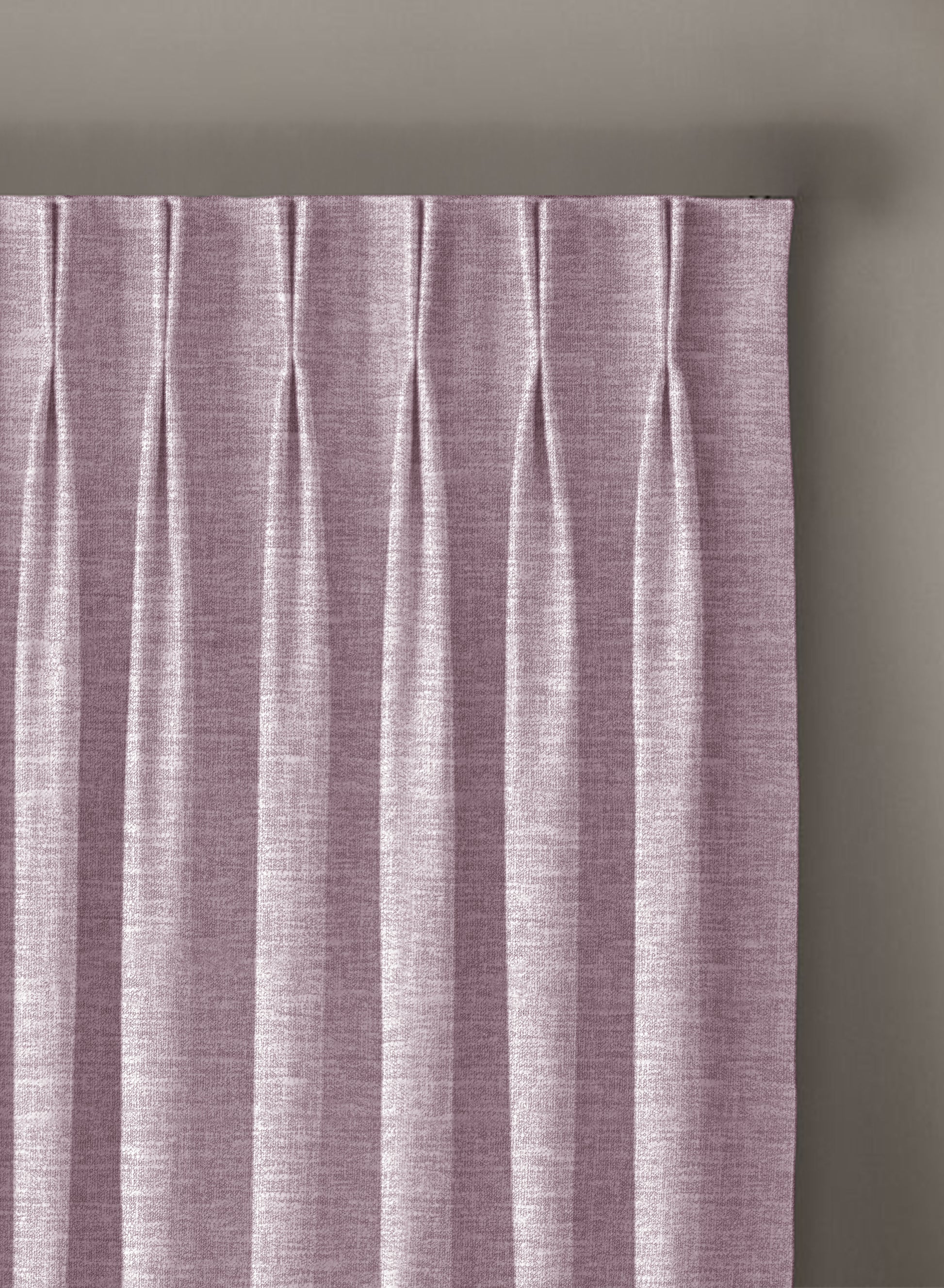 Amore Plain Cotton Blackout Curtains | Modern Elegance & Total Light Block | Deep Blush | Set of 2 | Fully Customizable