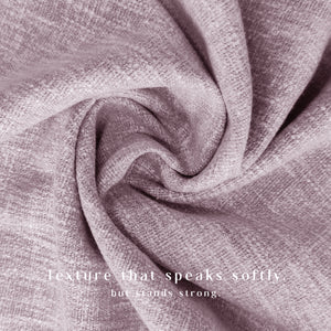 Amore Plain Cotton Room Darkening Curtains | Modern Elegance | Deep Blush | Set of 2 | Fully Customizable