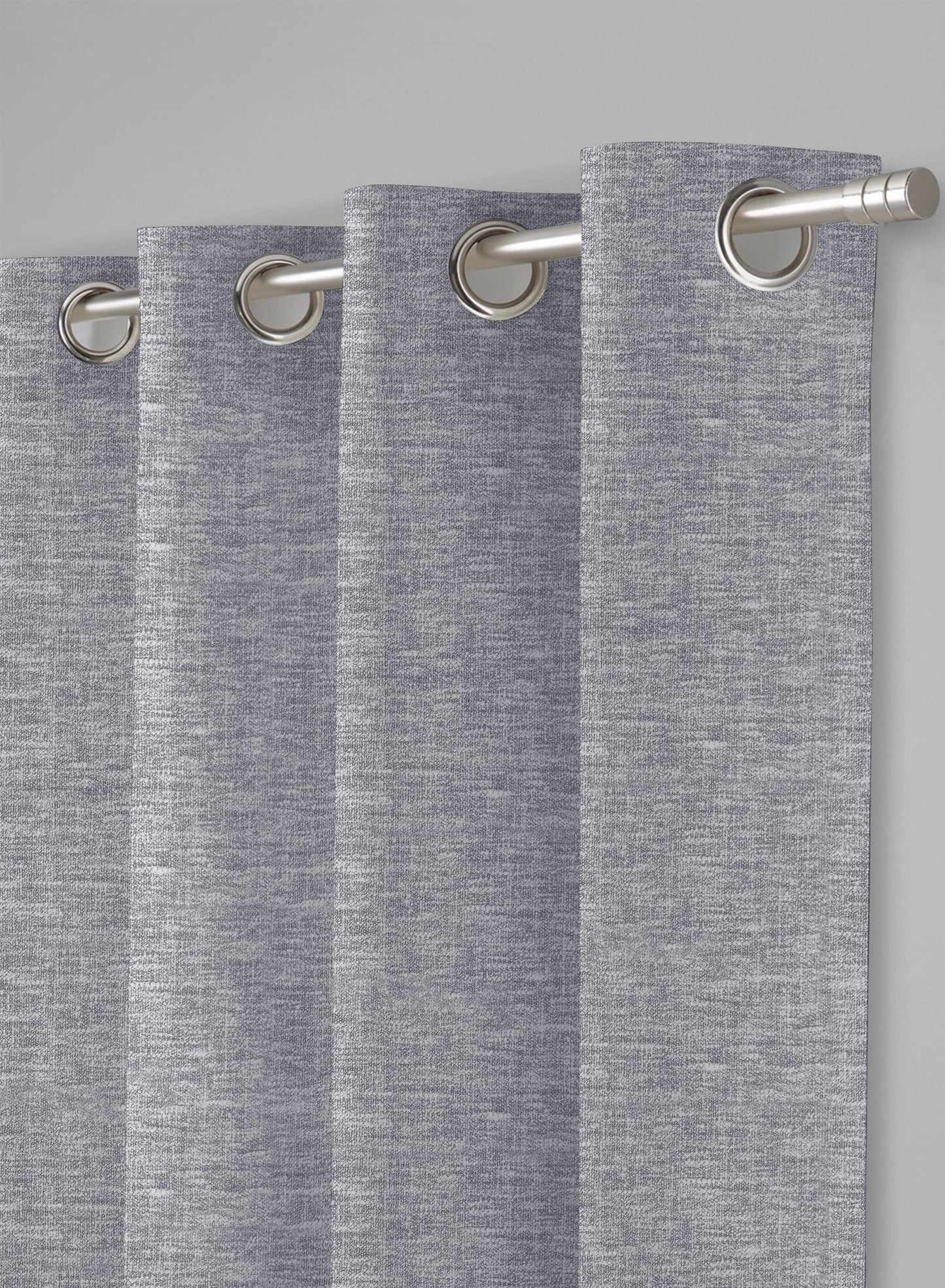 Amore Plain Room Darkening Curtains | Echo Blue | Set of 2