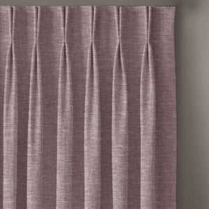 Amore Plain Cotton Blackout Curtains | Modern Elegance & Total Light Block | Ash Brown | Set of 2 | Fully Customizable