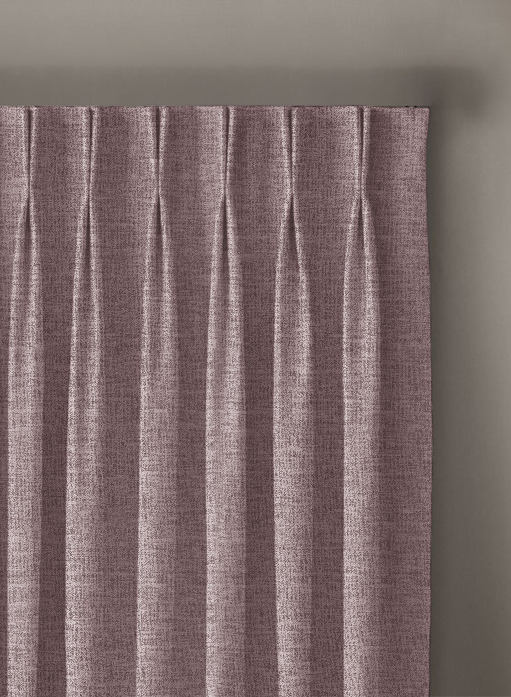 Amore Plain Cotton Blackout Curtains | Modern Elegance & Total Light Block | Ash Brown | Set of 2 | Fully Customizable