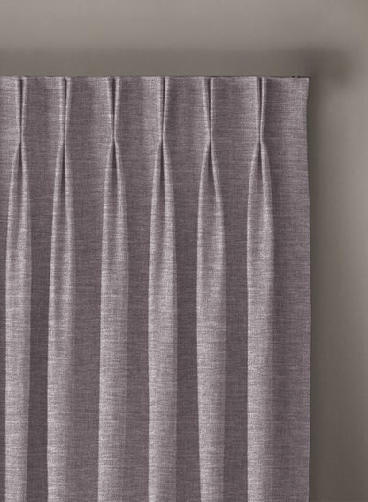 Amore Plain Room Darkening Curtains | Gray | Set of 2